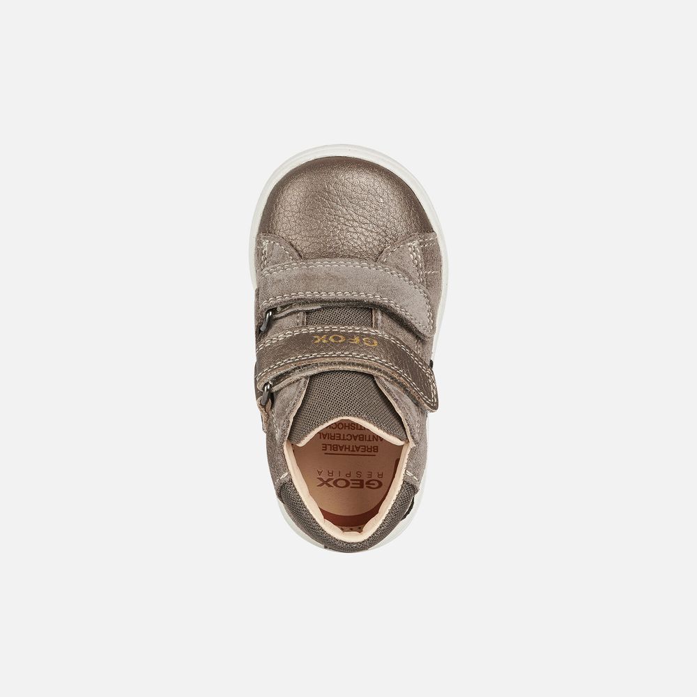 Geox Sneakers Dark Grey Biglia Girl - Geox Baby Shoes - FLDOSH904